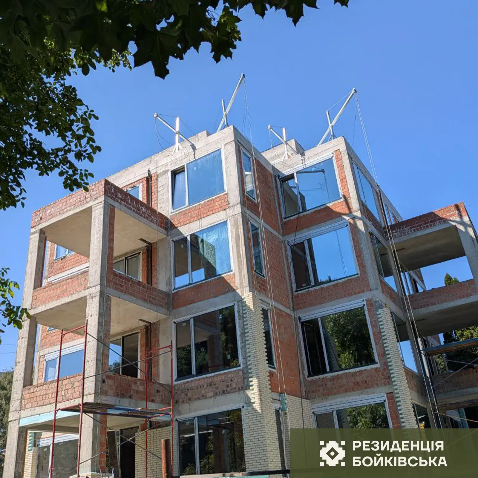 work on the building facade (august 2025)